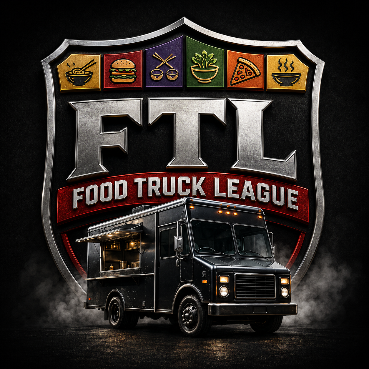 Food Truck League — Official Brand Emblem